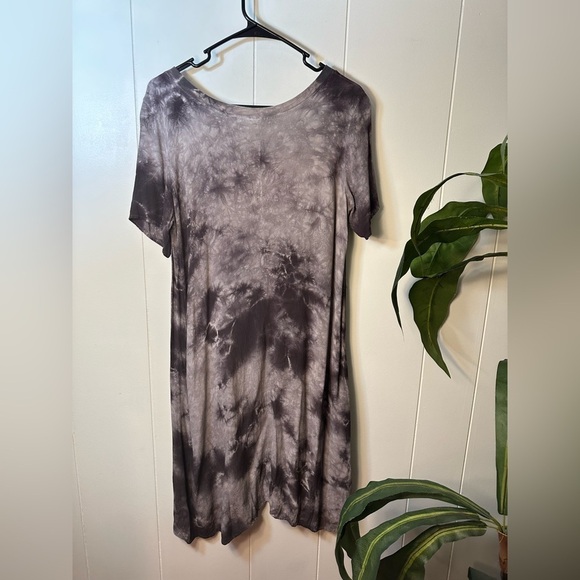 Freeloader Dark Gray Tie-Dye Slip Dress Women’s Size Small - Picture 4 of 11